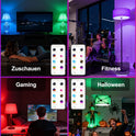 Ilc Alexa-Glühbirnen, Funktioniert Mit Alexa (Echo-Geräte Erforderlich), 12 W E27 Schraube, LED, Smart-Glühbirne, Farbwechsel, Farbtemperatur, Abstimmbar, 2700 K-6000 K + RGB (4 Stück)