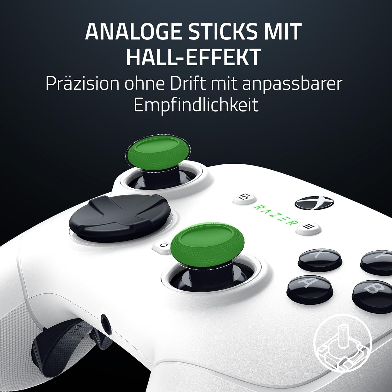 Razer Wolverine V3 Pro - Kabelloser Esports Controller Für Xbox & PC - Hall Effect Analog Sticks (Hyperspeed Wireless, Mecha Tactile Action Buttons, Haptische Vibrationen) Weiß