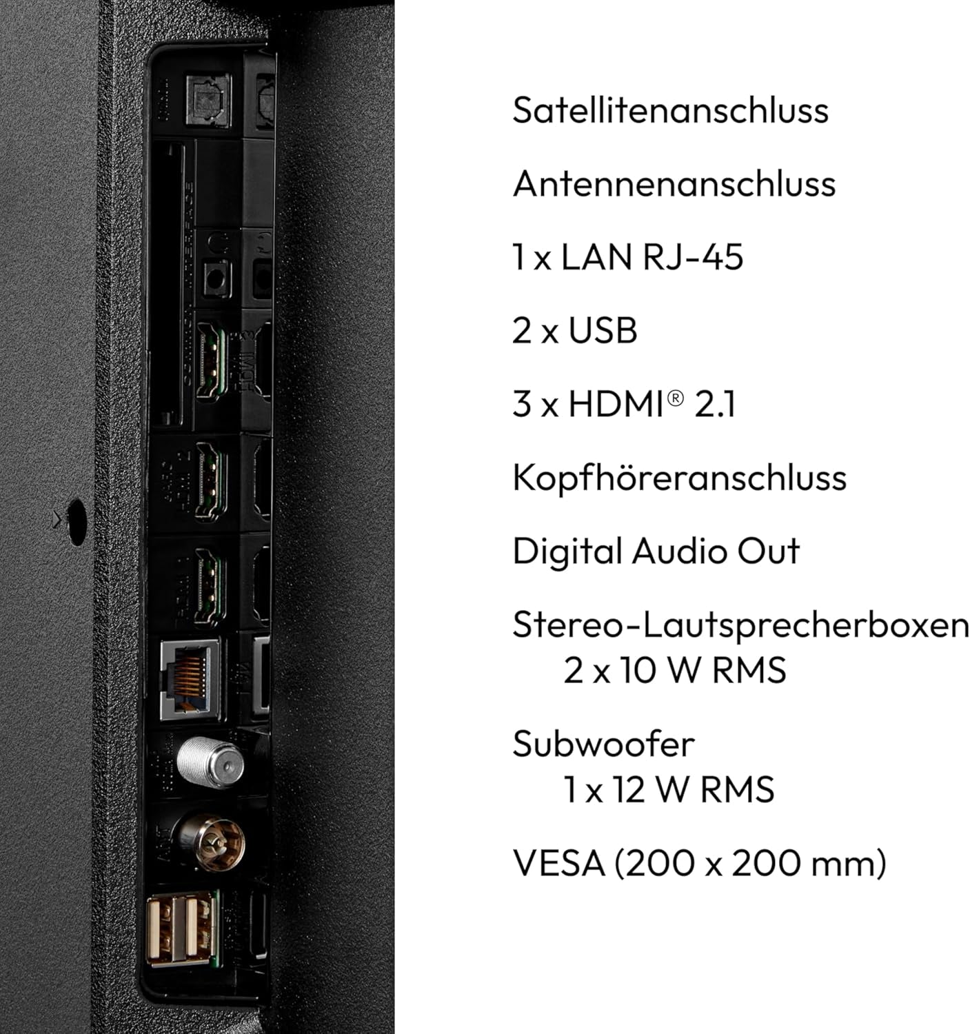 MEDION 138,8 Cm (55 Zoll) QLED Fernseher (Smart-Tv, Dolby Vision HDR, VIDAA Store, Prime Video, Disney+, DAZN, Paramount+, DTS X, Dolby Atmos, PVR, Bluetooth, MD 855600)