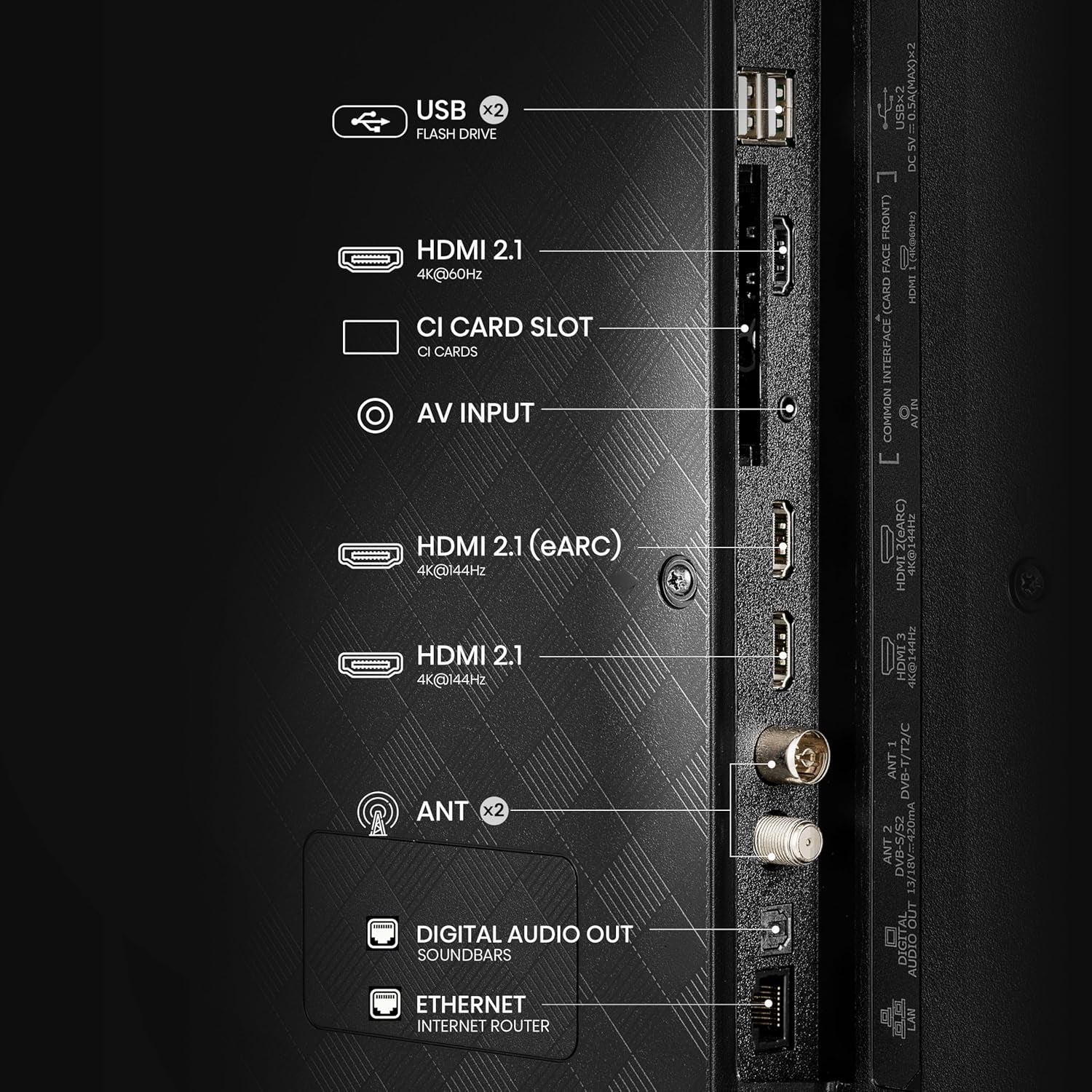 Hisense 43E7Q PRO Fehrnseher,43 Zoll, 4K UHD QLED, Smart Tv,144Hz Game Mode Pro,Filmaker Mode, AMD Freesync Premium,Ai HDR Upscaler,Dolby Vision Iq,Dolby Atmos,Sprachsteuerung [2025]