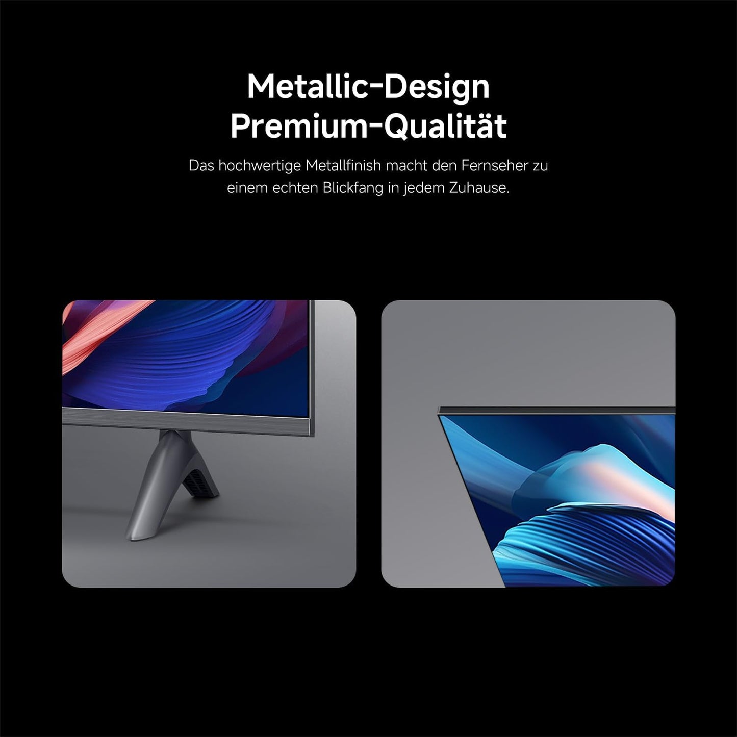 XIAOMI a Pro, 55" (140 Cm), 4K UHD QLED, Smart TV, Google TV, Triple Tuner DVB-C/S/S2/T/T2, HDR10+, Game Boost 120Hz, MEMC, Sprachsteuerung Mit, 2+8GB, Kompatibel Mit Apple Airplay & Google Cast