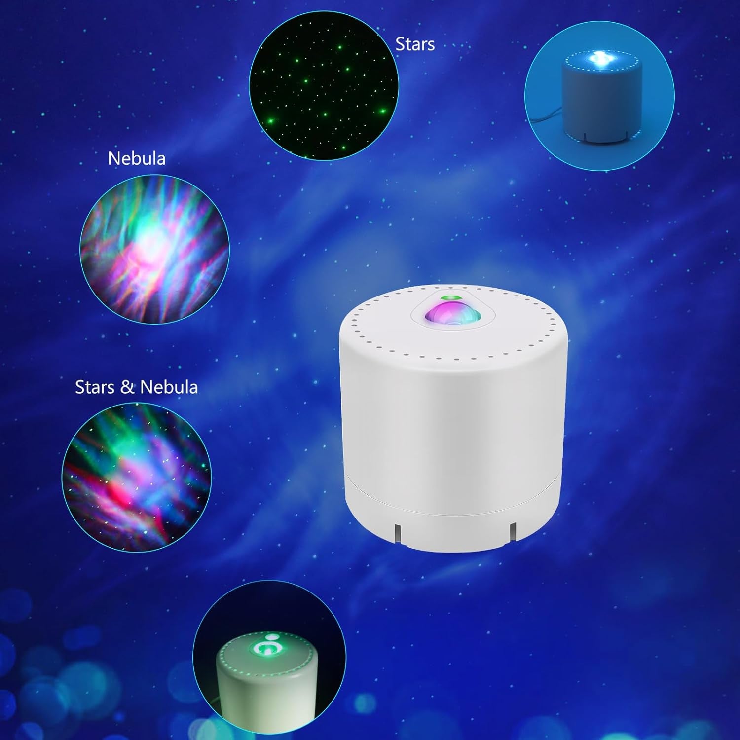 LED Sternenhimmel Projektor Sternenlicht Projektor Galaxy Projektor Fernbedienung Timer Sternenprojektor,Projektor Nachtlicht Für Kinder Erwachsene Party