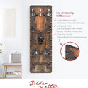 Bilderwelten Garderobe Vintage 105Cm X 34Cm 3D-Optik Historische Holztür Garderobenhaken Garderobenpaneel Flurgarderobe Flur-Möbel Wandgarderobe Holz
