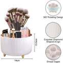 Kosmetik Make up Organizer, 360°Drehbarer Pinsel Organizer, Kosmetikregal, Lidschattenpinsel Lippenstift Etui, Kosmetik Organizers Für Zimmer Decor Frisiertisch, Schlafzimmer, Bad