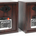 Fenton HF5W - Heimkino Musikanlage Für Audiosystem 1150 Watt - 5.0 Surround Sound System, 5-Teiliges Home Entertainment System, Heimkino Soundsystem, Für Zuhause, Wohnzimmer - Nussbraun