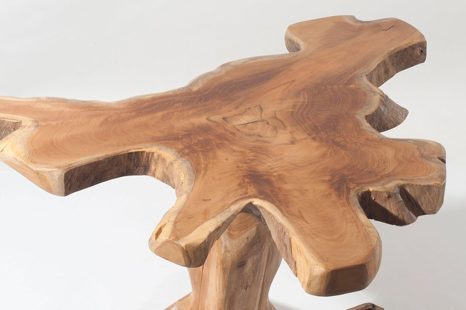 Windalf Hobbit Beistelltisch Shanya H: 51 Cm Balkontisch Unikat Handarbeit Aus Wurzelholz