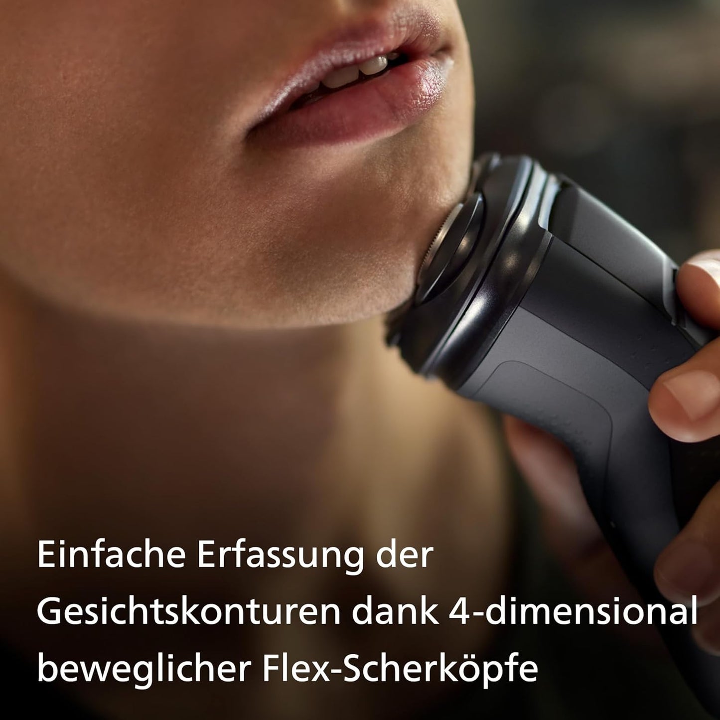 Philips Shaver Series 3000X – Elektrischer Rasierer Für Herren in Schwarz, Nass- Und Trockenrasur, Mit Skinprotect-Technologie, Ausklappbarem Bartschneider (Modell X3001/00)