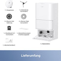 Mova E40 Ultra Saugroboter Mit Wischfunktion, Autom. Leerung Und 19.000 Pa, Maxireach-Wischmopp-T., Verhedderungsfreie Seitenbürste, Eingeb. 80-Ml-Wasserb, All-In-One-Station Zu 75 Tage Reinigung