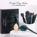 Ducare Make up Pinsel Set 17 Stück Mit Pinsel Reinigungsmatte Und Make up Schwamm Professionelles Premium Synthetic Makeup Pinselset Für Gesicht Lidschatten Eyeliner Foundation Lippen Geschenkbox