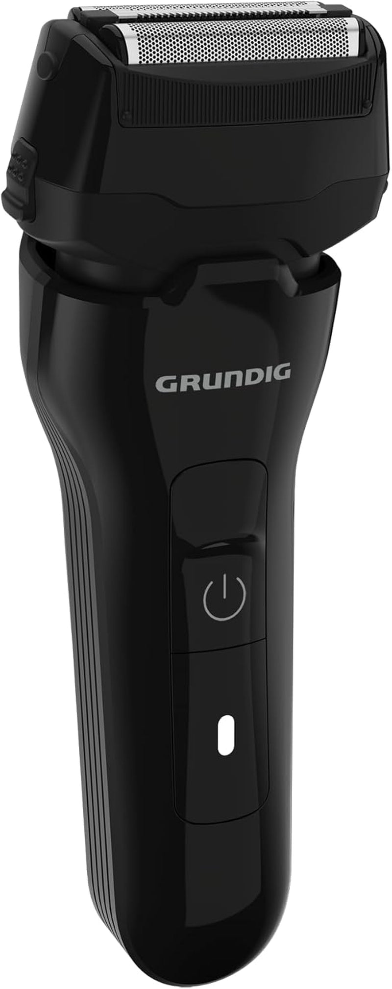 GRUNDIG MS 6330 Herrenrasierer, 60 Min Betriebszeit, Ausklappbarer Langhaarschneider, 3-Fach Schneidsystem, Gehäuse Aus 74% Recyceltem Kunststoff, Weltweite Nutzung, Schwarz