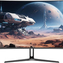 Amzfast 27 Zoll Curved Gaming Monitor - 200Hz, 1920X1080 FHD, Fast VA Panel, 1500R, 1Ms Gtg, Srgb 130%, 3000:1 Contrast, HDR, Adapive Sync, Blaulichtfilter, VESA 100 * 100, HDMI2.0&DP1.2 - AMZG27C1