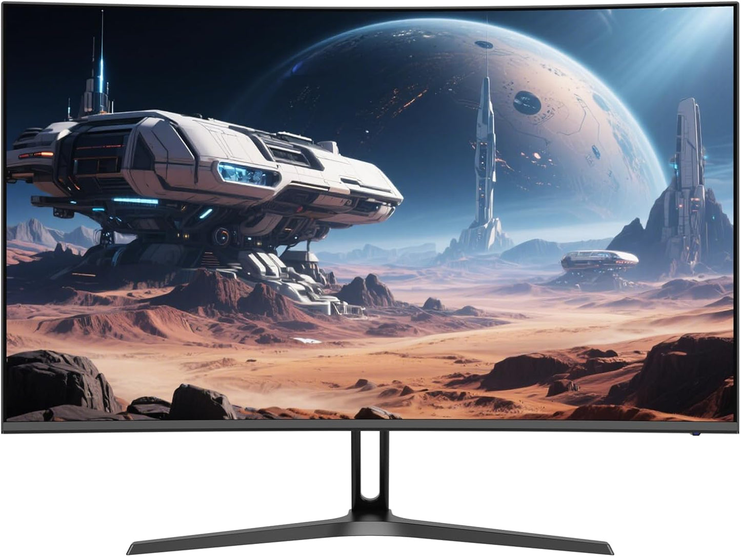 Amzfast 27 Zoll Curved Gaming Monitor - 200Hz, 1920X1080 FHD, Fast VA Panel, 1500R, 1Ms Gtg, Srgb 130%, 3000:1 Contrast, HDR, Adapive Sync, Blaulichtfilter, VESA 100 * 100, HDMI2.0&DP1.2 - AMZG27C1