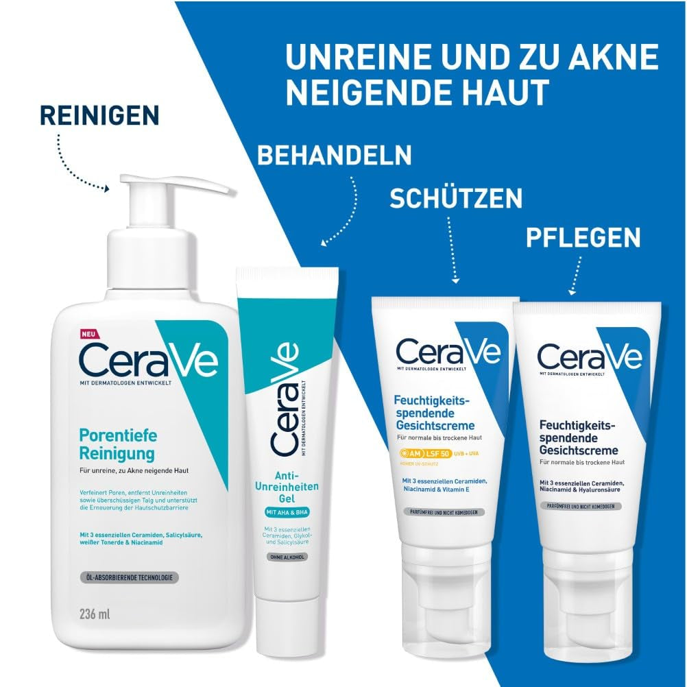 CERAVE Porentiefe Reinigung Gel 236 Ml