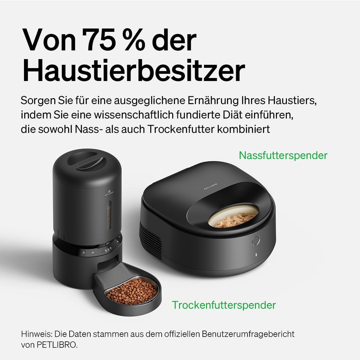 PETLIBRO Futterautomat Katze Nassfutter, 2,4 Ghz Wi-Fi Smart App-Steuerung, Neufassung Nassfutterautomat Für Katzen Mit Halbleiter Kühlung, 3 Tage Wahre Frische, Wet Food Futterspender Für Katzen