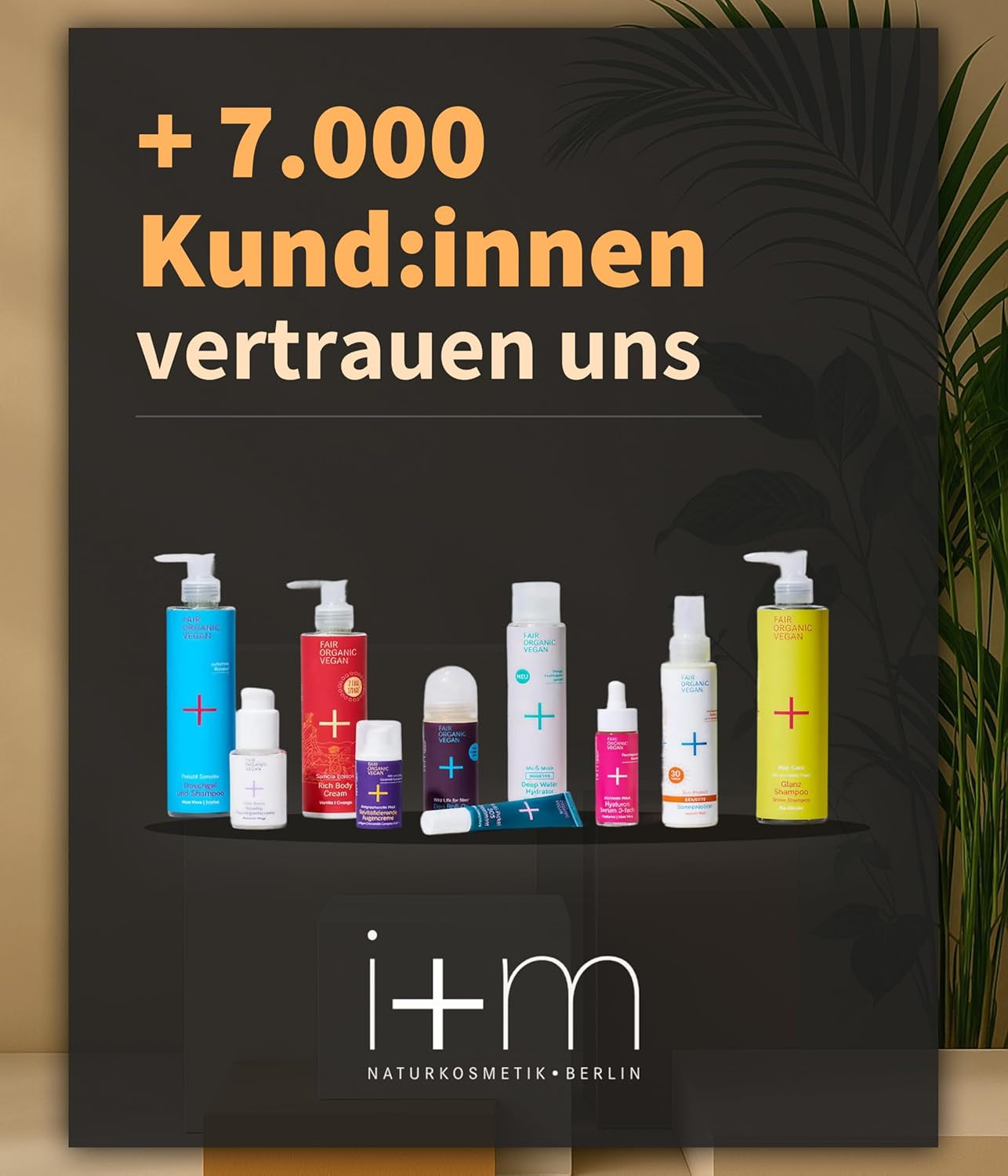 I+M® Herren Gesichtscreme 50Ml · 24H Cream · Beruhigend & Feuchtigkeitsspendend · Gesichtspflege Mit Hyaluronsäure & Q10 Für Männer · Hautpflege Für Trockene Haut · Vegan, Naturkosmetik
