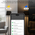 Greensun WLAN Steckdose Mit Strommessung Smart Life APP - Stromzähler Für Steckdose Stromverbrauch Energiekostenmesser Zeitschaltuhr Sprachsteuerung Mit Alexa &Google 4PC