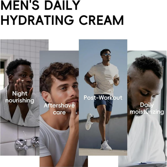 Gesichtspflege Set Für Männer, 5-Teilig – Reinigungsgel, Peeling, Serum, Augencreme & Gesichtscreme – Hautpflege Geschenkset Für Herren, Ideal Zum Geburtstag & Vatertag, Mens Skin Care