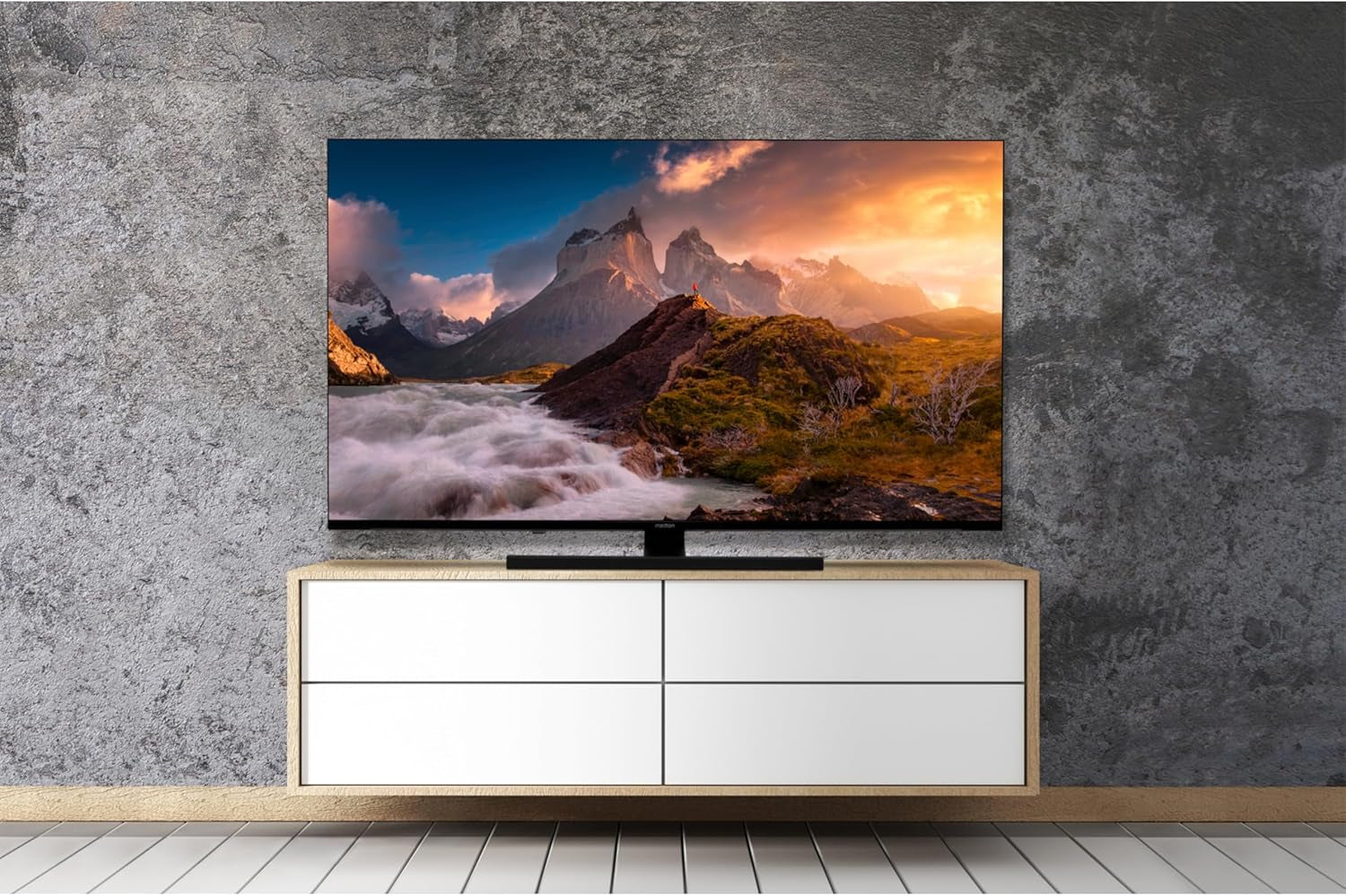 MEDION 138,8 Cm (55 Zoll) QLED Fernseher (Smart-Tv, Dolby Vision HDR, VIDAA Store, Prime Video, Disney+, DAZN, Paramount+, DTS X, Dolby Atmos, PVR, Bluetooth, MD 855600)