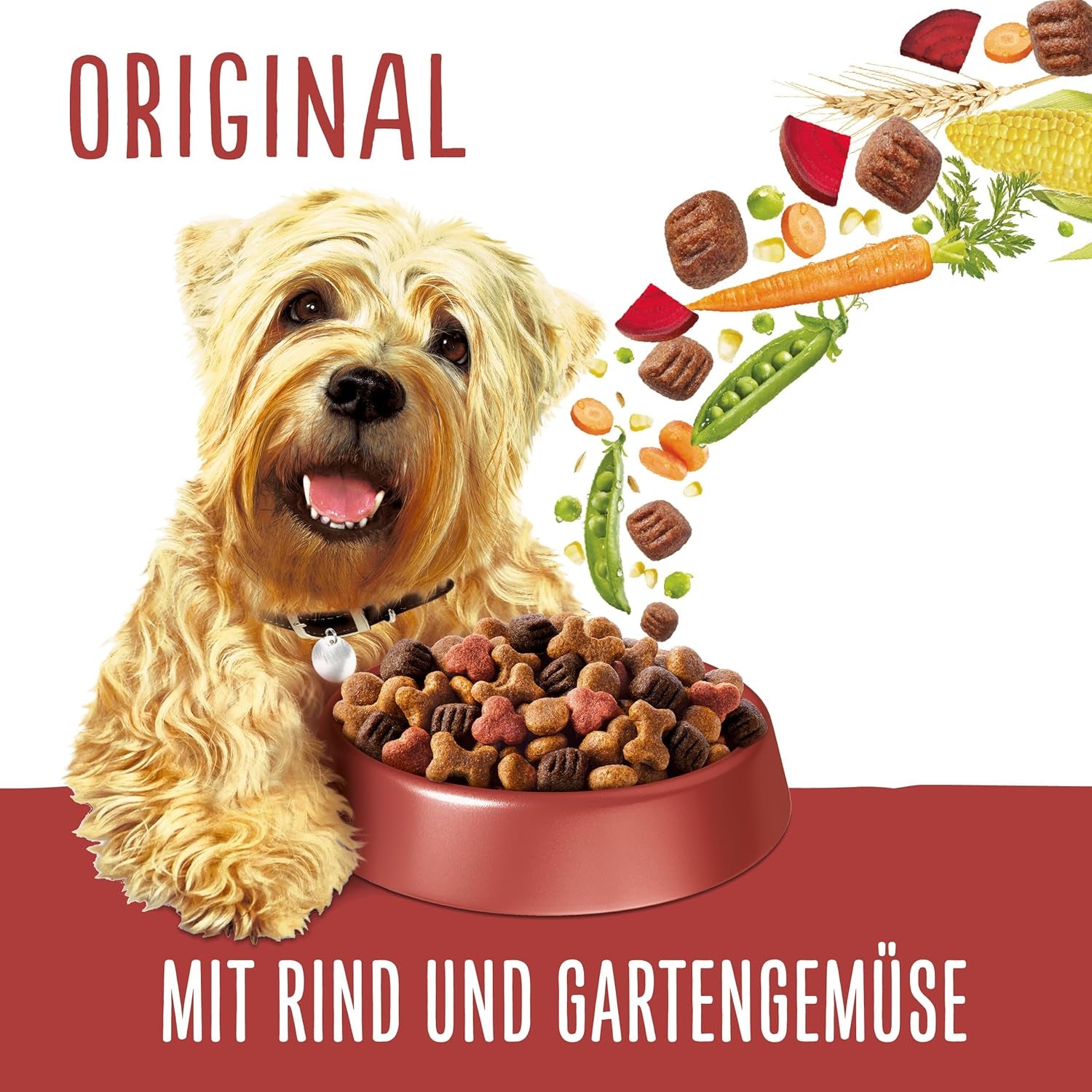 Beneful Original Hundefutter Trocken, Mit Rind Und Gartengemüse, 4Er Pack (4 X 2,8Kg)