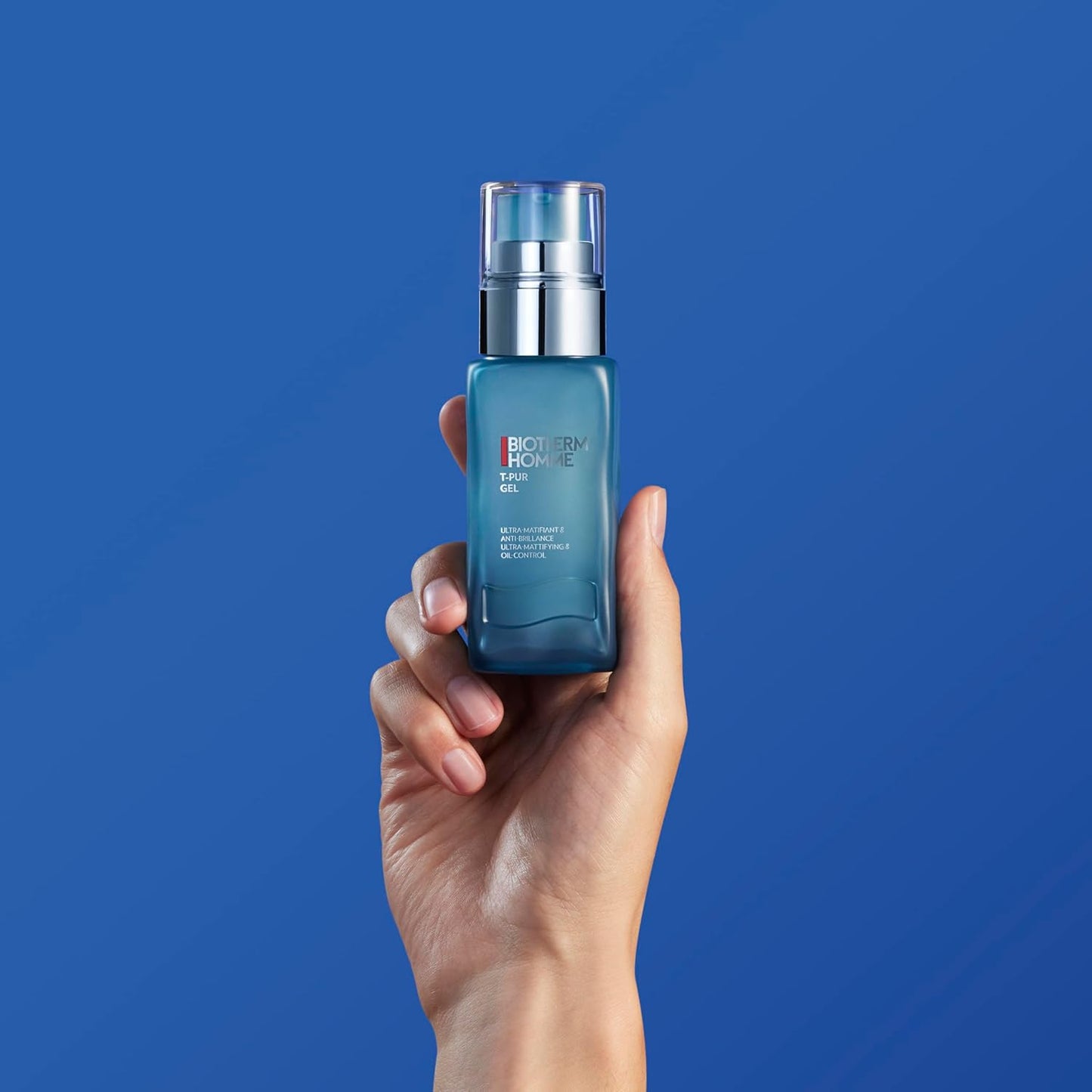 Biotherm Homme T-PUR Feuchtigkeitsgel, Erfrischende Gesichtscreme Für Männer, Mattierende Gesichtspflege Mit Meeresmineralien, Für Ein Verfeinertes Hautbild Und Einen Ebenmäßigen Teint, 50 Ml