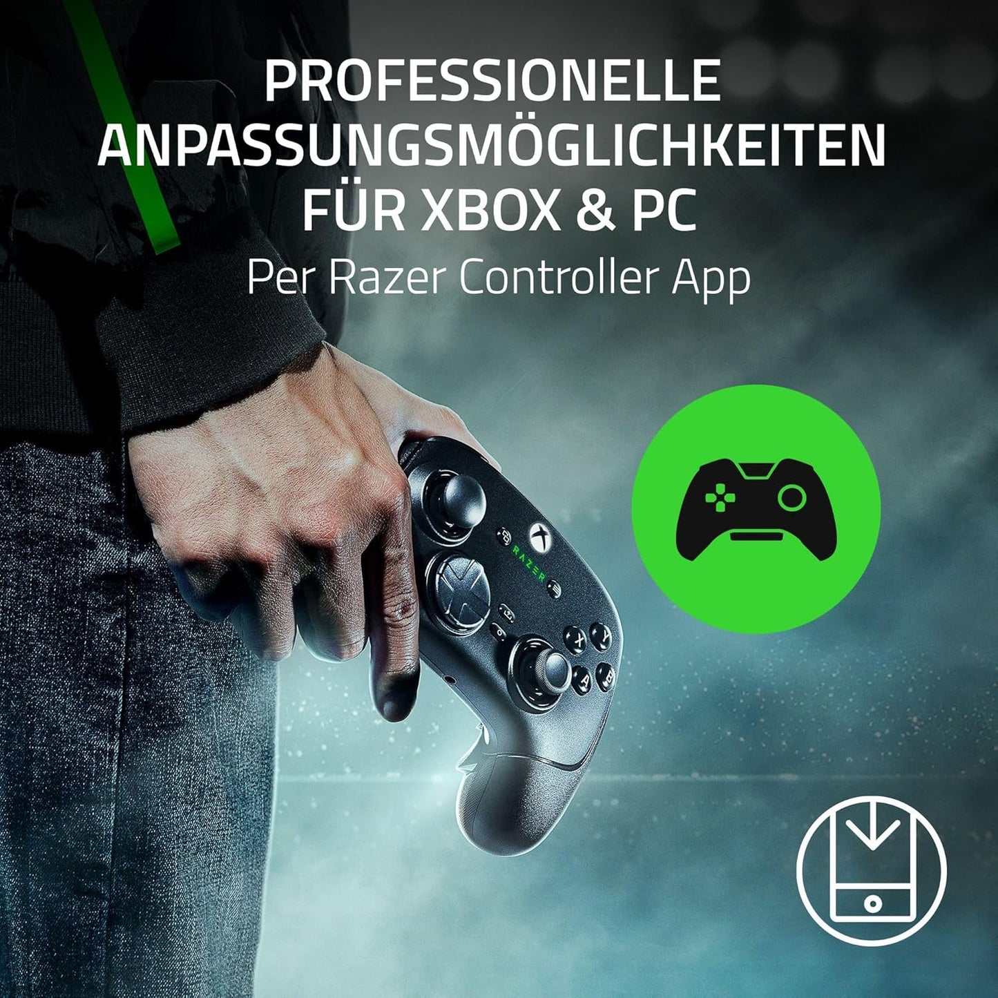 Razer Wolverine V3 Pro - Kabelloser Esports Controller Für Xbox & PC - Hall Effect Analog Sticks (Hyperspeed Wireless, Mecha Tactile Action Buttons, Haptische Vibrationen) Weiß