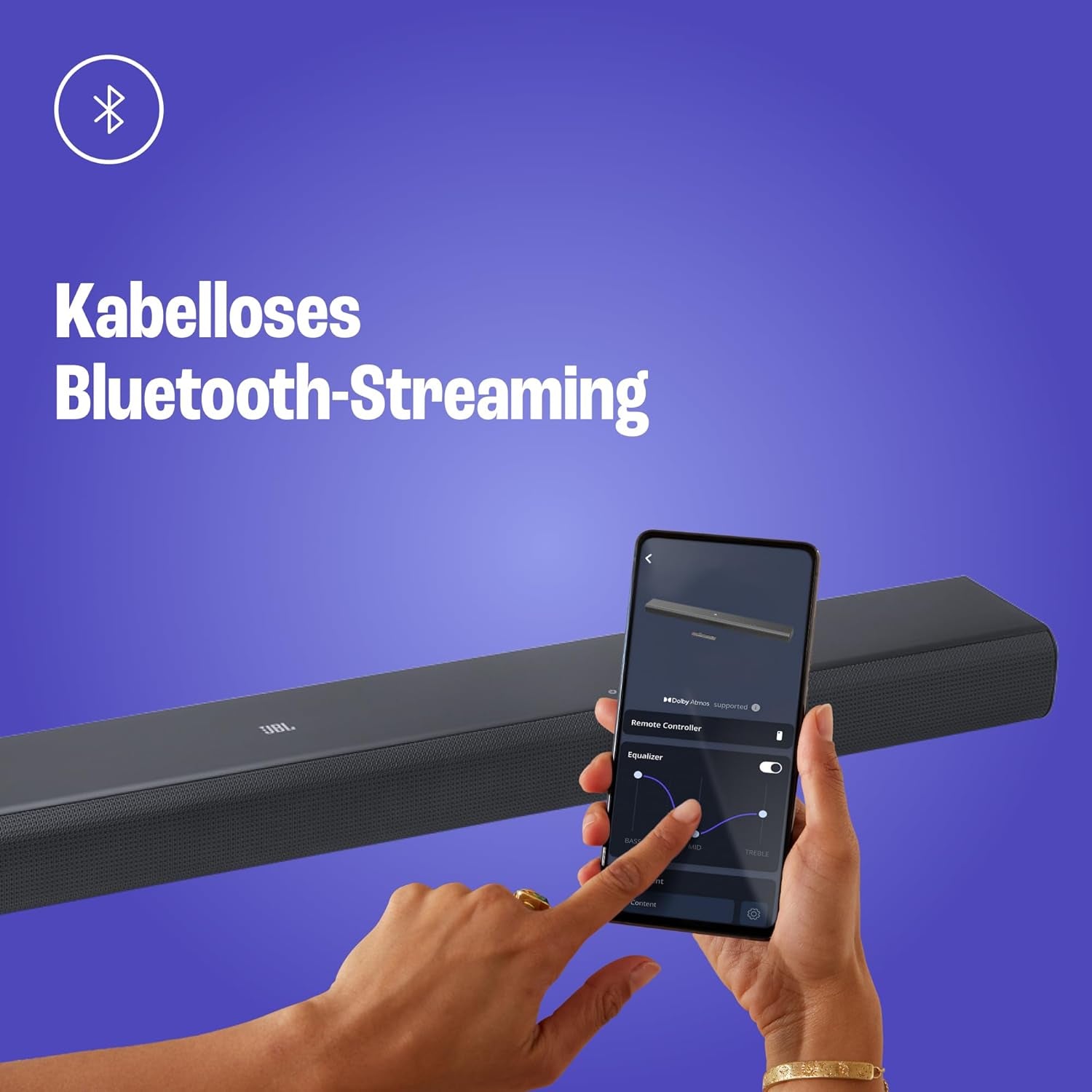 JBL Cinema SB 510 – 3.1-Kanal-Soundbar Mit Integriertem Subwoofer Für Heimkino Sound-System – Mit Bluetooth-Musik-Streaming Und Dolby Audio – Schwarz