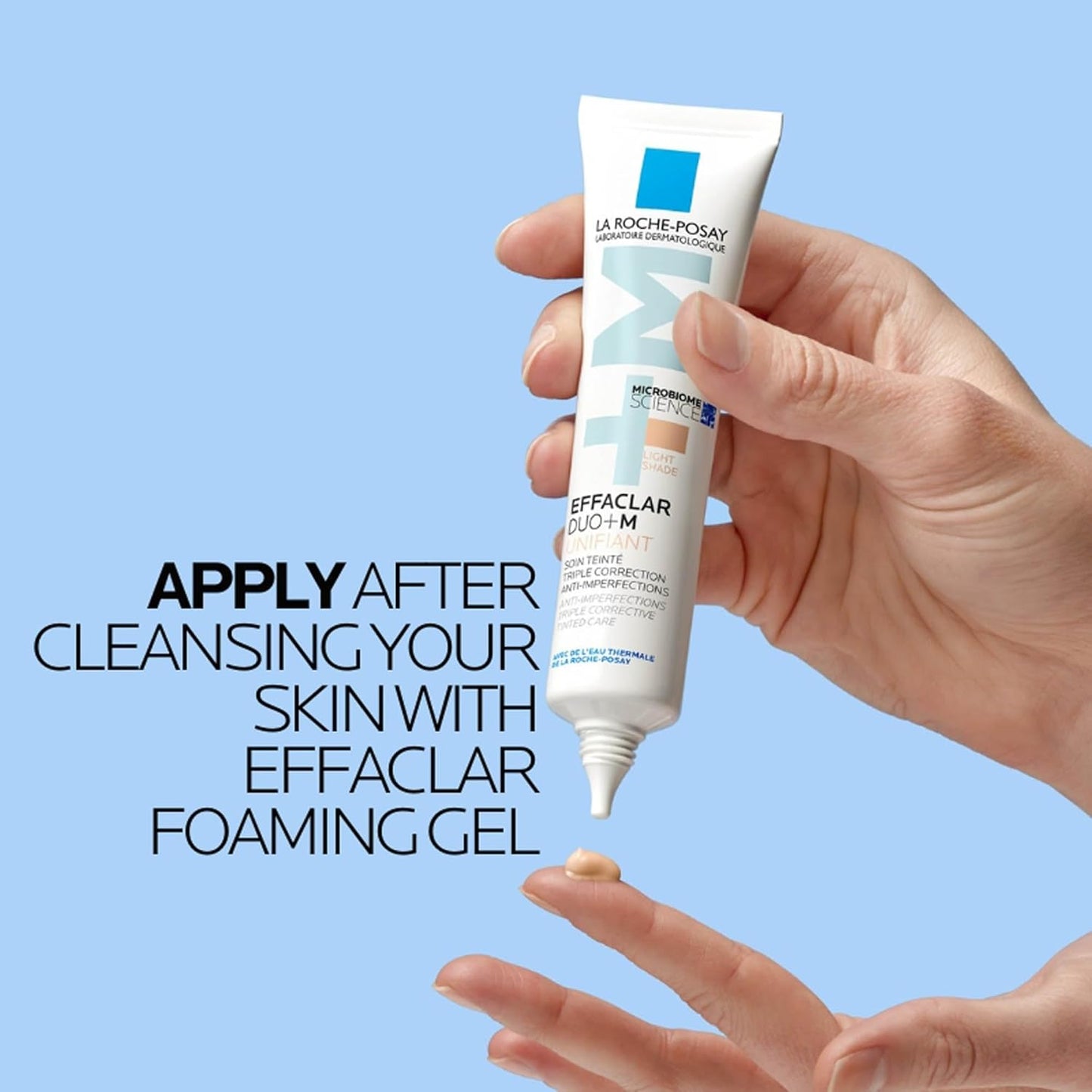 La Roche Posay Effaclar Duo+M Unifiant Hell, Getönte Gesichtspflege, Dreifach Korrigierende, Tiefenwirksame Pflege Gegen Unreinheiten Und Pickelmale, Anti-Rückfall, Für Zu Akne Neigende Haut, 40 Ml