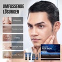 Herren Hautpflege Set, Anti-Aging Gesichtspflege Set Mit Reiniger,Peeling,Serum,Augencreme & Gesichtscreme, Straffende Geschenke Skincare Set Für Männer Weihnachtsgeschenke Herren Pflegeset (5-Teilig)