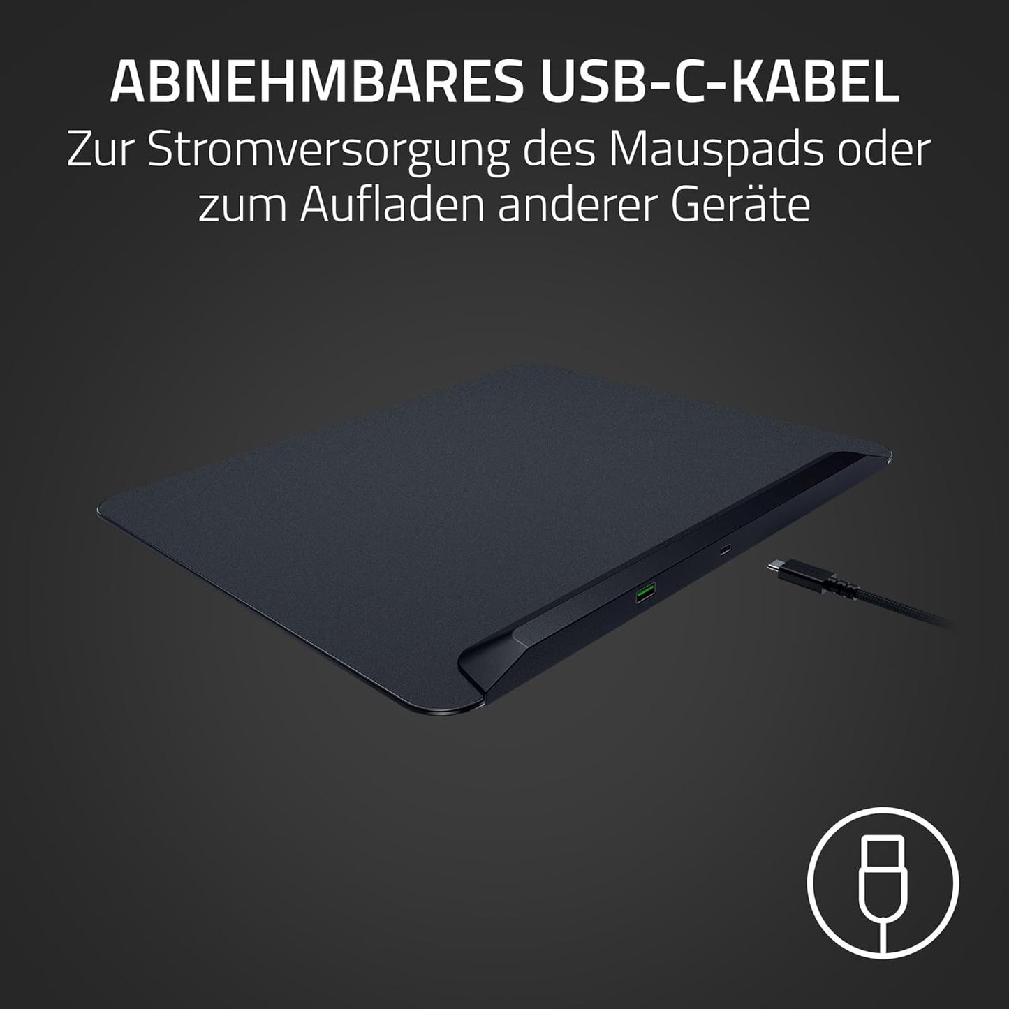 Razer Firefly V2 Pro - Rgb-Hintergrundbeleuchtete Gaming-Mausmatte - Integrierter Usb-Anschluss (15-Zonen-Led-Beleuchtung, Mikrogeätzte Oberfläche Für Optimales Tracking, USB-C Kabel) Schwarz