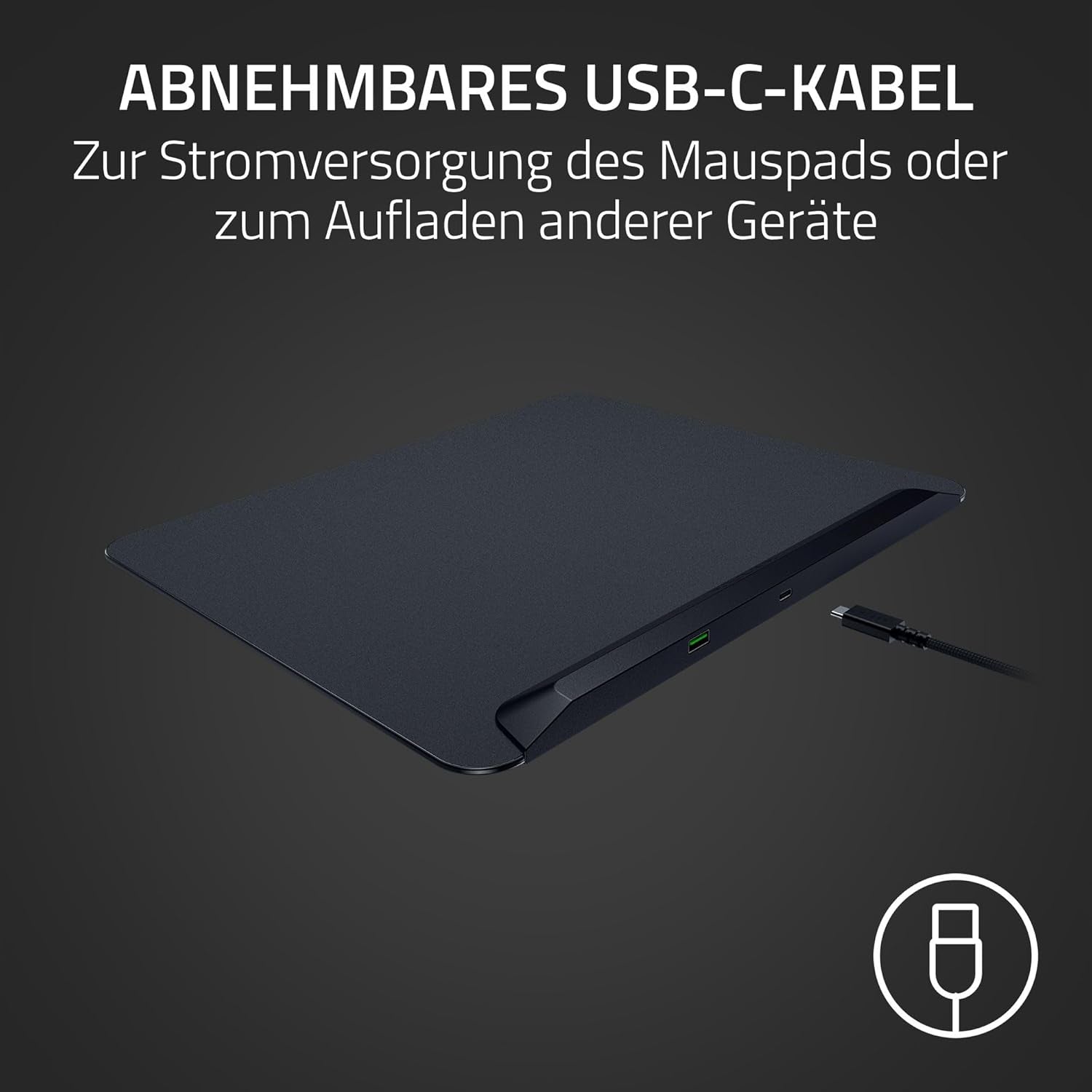 Razer Firefly V2 Pro - Rgb-Hintergrundbeleuchtete Gaming-Mausmatte - Integrierter Usb-Anschluss (15-Zonen-Led-Beleuchtung, Mikrogeätzte Oberfläche Für Optimales Tracking, USB-C Kabel) Schwarz
