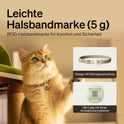 PETLIBRO Futterautomat Katze RFID, 5G Wi-Fi Katzenfutter Automat, Futterspender Katze Mit Collar-Tag-Sensor, Automatischer Katzenfutterspender Mit App, 1–10 Mahlzeiten, 3L, Schwarz