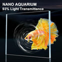 13.5L Nano Fischtank Aquarium Mit Led-Leuchten & Filtersystem, Filtermedien, Tropischeaquarien (13.5L)
