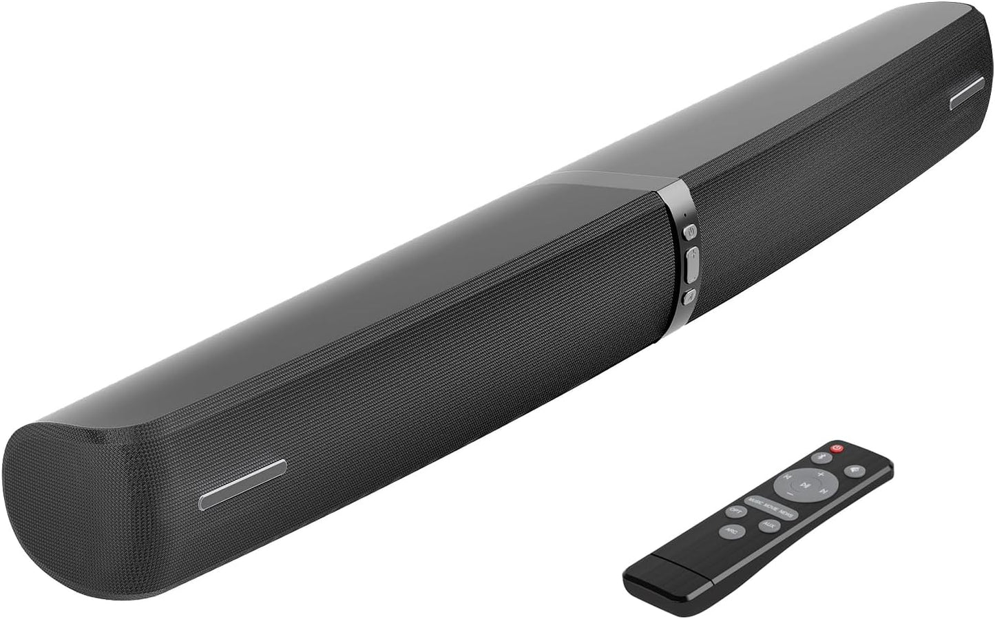 Soundbar Für TV Geräte, 2-In-1 Trennbare Tower-Lautsprecher Mit Bluetooth 5.3/Hdmi-Arc/Optisch/Aux – Wandmontagefähige Home Cinema Sound Bar Mit Surround-Sound Für Pc/Gaming/Projektoren (Black) 1Pcs