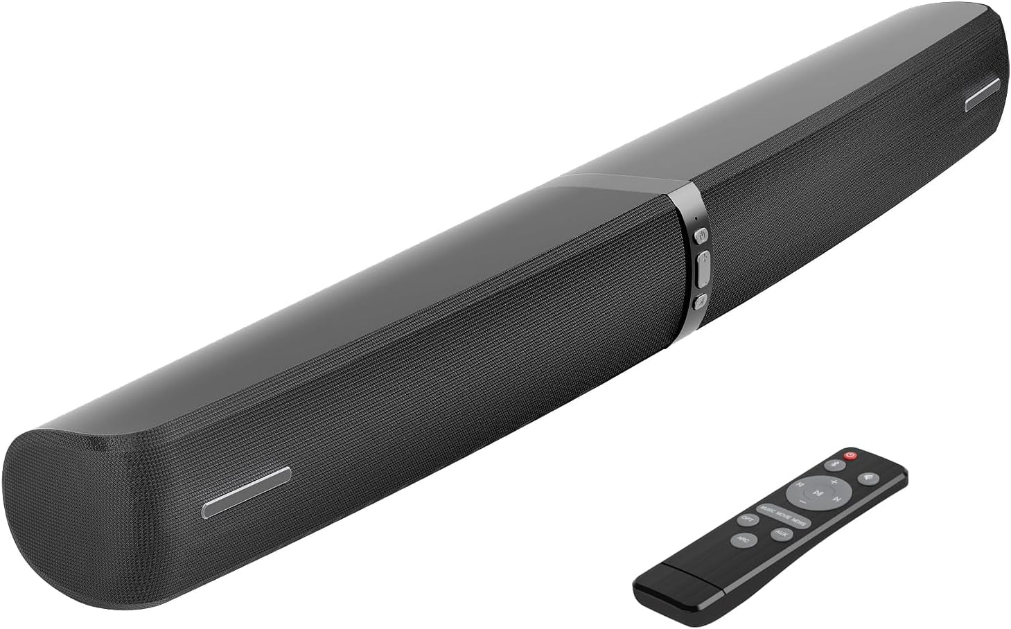 Soundbar Für TV Geräte, 2-In-1 Trennbare Tower-Lautsprecher Mit Bluetooth 5.3/Hdmi-Arc/Optisch/Aux – Wandmontagefähige Home Cinema Sound Bar Mit Surround-Sound Für Pc/Gaming/Projektoren (Black) 1Pcs