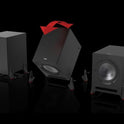 Teufel Ultima 20 5.1 Surround Sound System, Front- Oder Downfire-Subwoofer (Optional Kabellos Ansteuerbar), Bassreflex, Hifi Heimkino Soundsystem (Schwarz)
