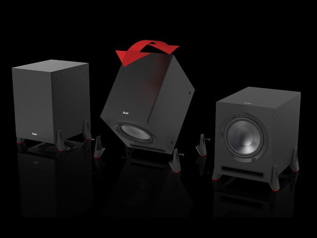 Teufel Ultima 20 5.1 Surround Sound System, Front- Oder Downfire-Subwoofer (Optional Kabellos Ansteuerbar), Bassreflex, Hifi Heimkino Soundsystem (Schwarz)