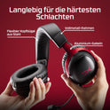 Hyperx Cloud III S – Kabelloses Gaming-Headset, Multiplattform, 2,4 Ghz, Bluetooth, Akkulaufzeit Bis Zu 120 Stunden, 2,4 Ghz, 53-Mm-Neigungstreiber, 10-Mm-Abnehmbares Mikrofon – Schwarz