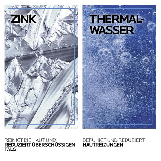 La Roche Posay Effaclar Schäumendes Reinigungsgel Für Zu Akne Neigende, Fettige Haut, Reinigt Und Beruhigt, Mit Phylobioma Und Zink, 400 Ml