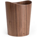 Kazai. Echtholz Papierkorb Börje | Holz Mülleimer Für Büro, Kinderzimmer, Schlafzimmer U.M. | 9 Liter | Walnuss