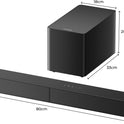 ULTIMEA 5.1Ch Soundbar Mit Dolby Atmos, Voicemx, Bassmx, APP, Heimkino 4D Surround Sound System, 340W Soundbar Für TV Geräte Mit Subwoofer, Bluetooth 5.4, Poseidon M60 Boom