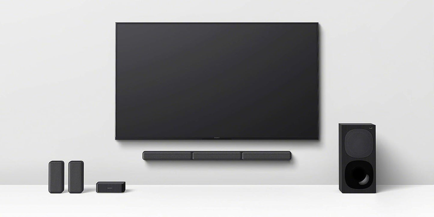 Sony HT-S40R 5.1Ch 600W Soundbar Für TV Mit Subwoofer Und Kabellosem Rear Speaker Mit Bluetooth