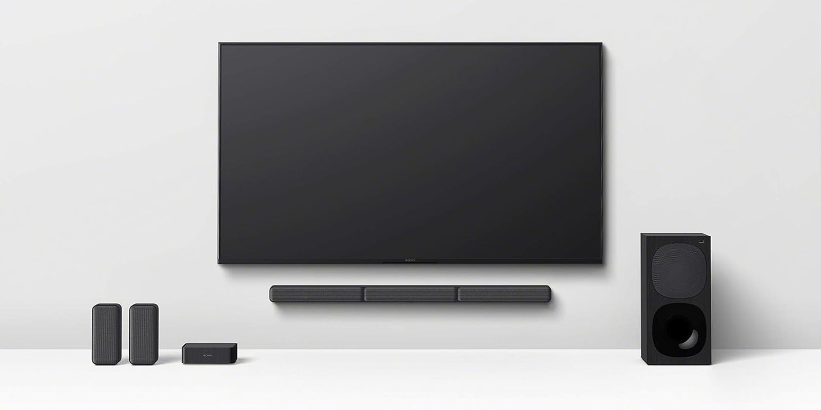 Sony HT-S40R 5.1Ch 600W Soundbar Für TV Mit Subwoofer Und Kabellosem Rear Speaker Mit Bluetooth