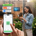 Greensun WLAN Steckdose Mit Strommessung Smart Life APP - Stromzähler Für Steckdose Stromverbrauch Energiekostenmesser Zeitschaltuhr Sprachsteuerung Mit Alexa &Google 4PC