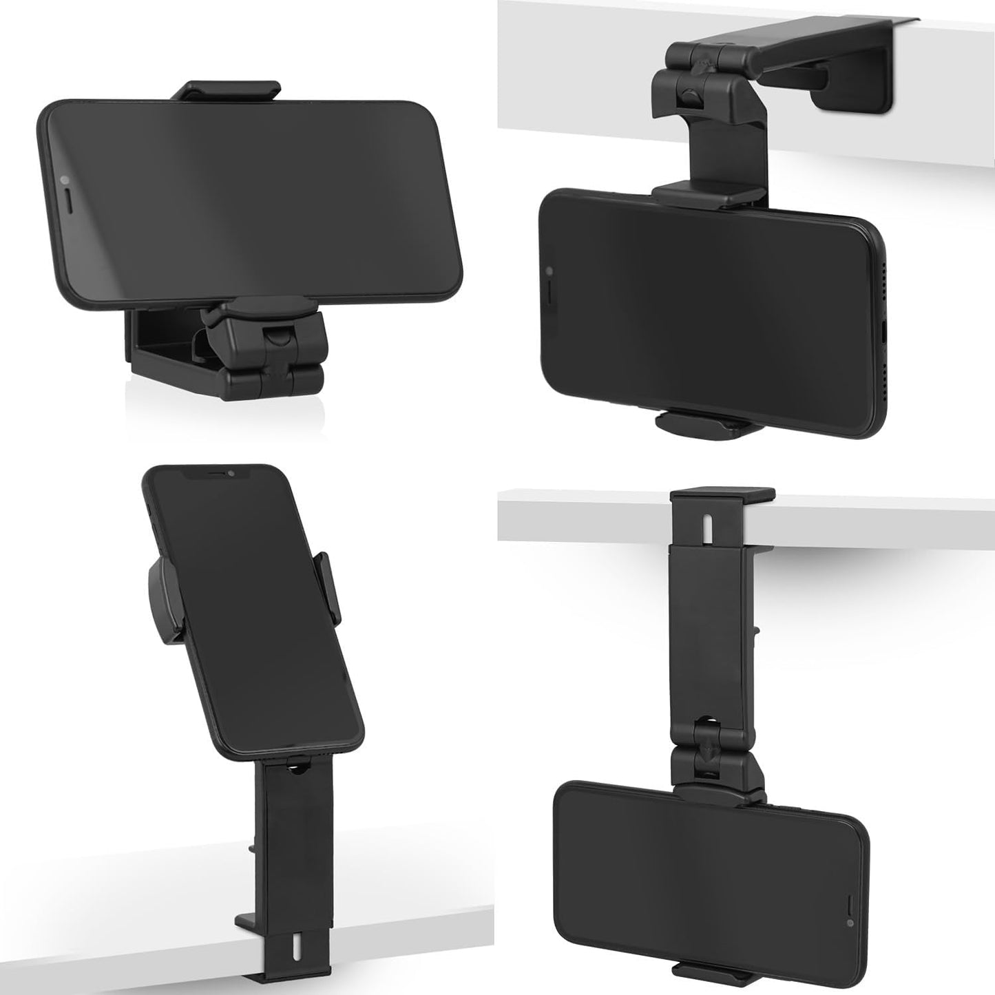 Wicked Chili 2X Universal Handyhalterung Für Flugzeug, Bahn & Küche | 360° Klemmhalterung, Iphone Monitor Halterung | Reise Gadgets Handyhalter Tisch Iphone, Samsung Halter (Patentiert)