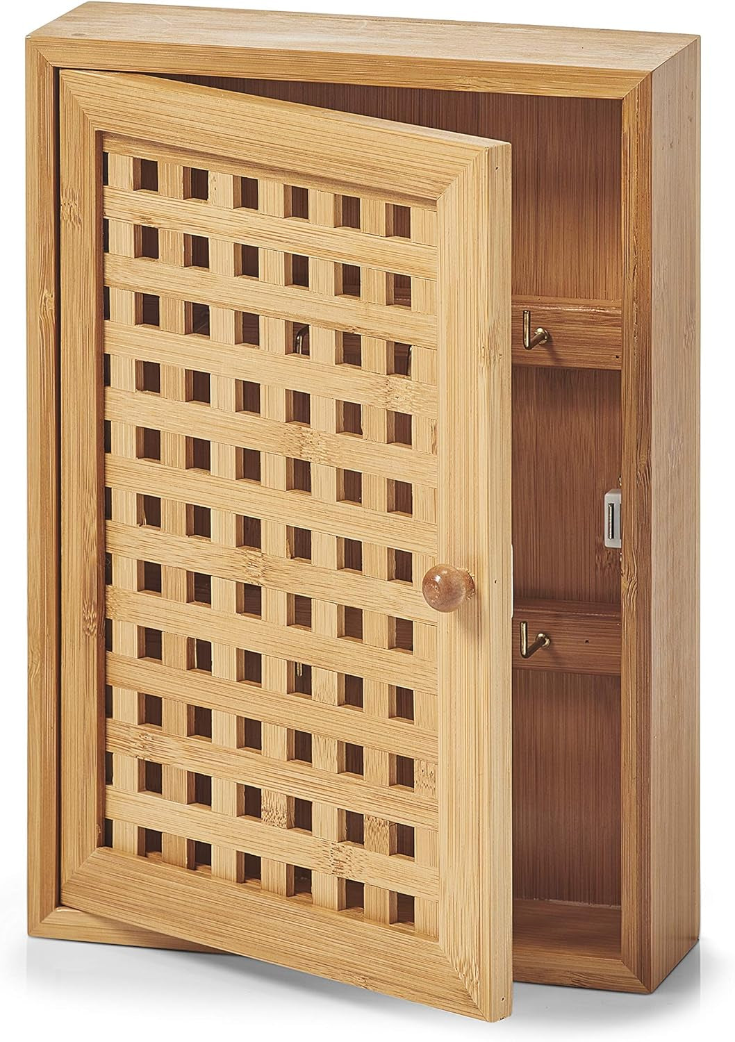 Zeller 13876 Schlüsselkasten, Bambus, Ca. 19 X 6 X 27 Cm