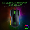 Razer Mamba Elite - Kabelgebundene Gaming Maus Mit Chroma RGB Beleuchtung Für PC / Mac (Optischer 5G-Sensor, Mechanische Switches, 9 Programmierbare Tasten) Schwarz
