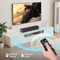 Soundbar for TV, 56W Speakers with Bluetooth 5.3/Arc/Optical/Aux Inputs – Wall Mountable Home Theater Surround Sound System Small Sound Bar for Pc/Gaming/Projectors with 3 EQ Modes (Black) 1Pcs